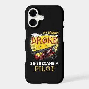 My Broom Broke So I Became Pilot Halloween Gift