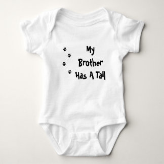 My Brother Has A Tail PAW Baby Bodysuit