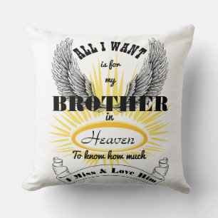 My Brother in Heaven Cushion