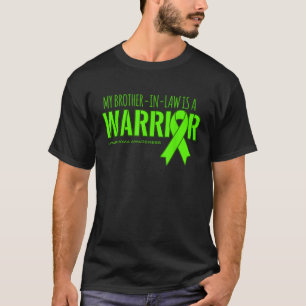 My Brother in law is a Warrior Lymphoma Cancer Awa T-Shirt