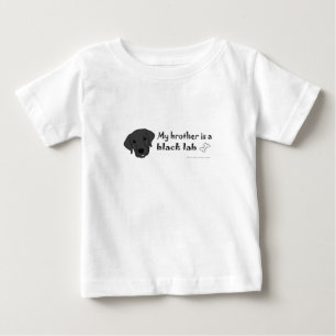 my brother is a black lab baby T-Shirt