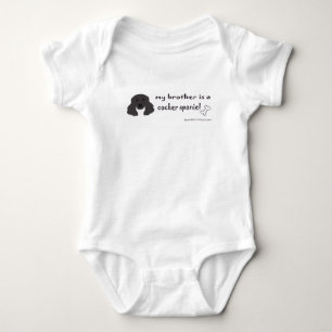 My brother is a Cocker Spaniel Baby Bodysuit