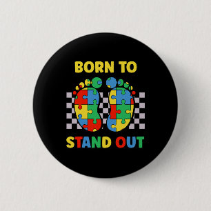 My Brother Is Au-some Autism Awareness Autistic Li 6 Cm Round Badge