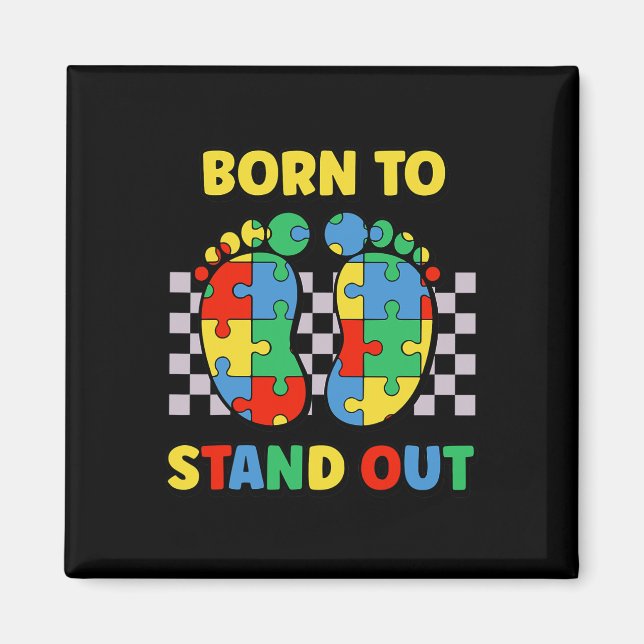 My Brother Is Au-some Autism Awareness Autistic Li Magnet (Front)