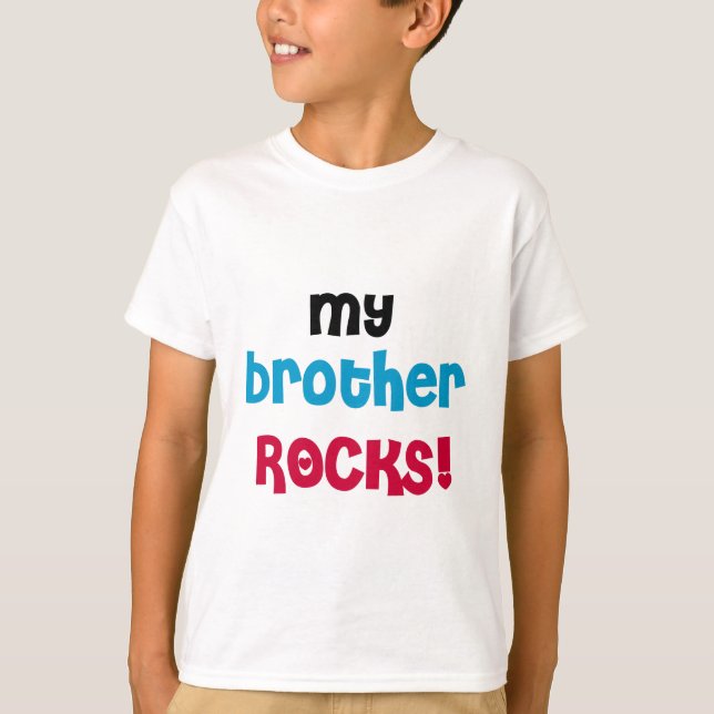 My Brother Rocks T-Shirt (Front)