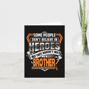 My Brother's Fight is My Fight Leukaemia Awareness Card