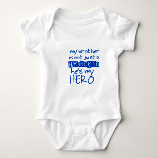 my brothers my hero baby bodysuit