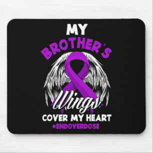 My Brother's Wings Cover My Heart End Overdose 1 Mouse Pad