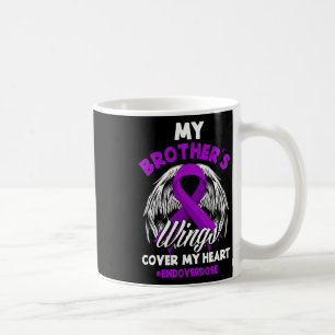 My Brother's Wings Cover My Heart End Overdose Coffee Mug
