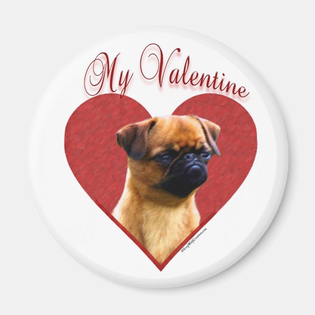 My Brussels Griffon Valentine Magnet (Front)