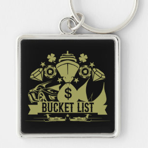 My Bucket List Key Ring