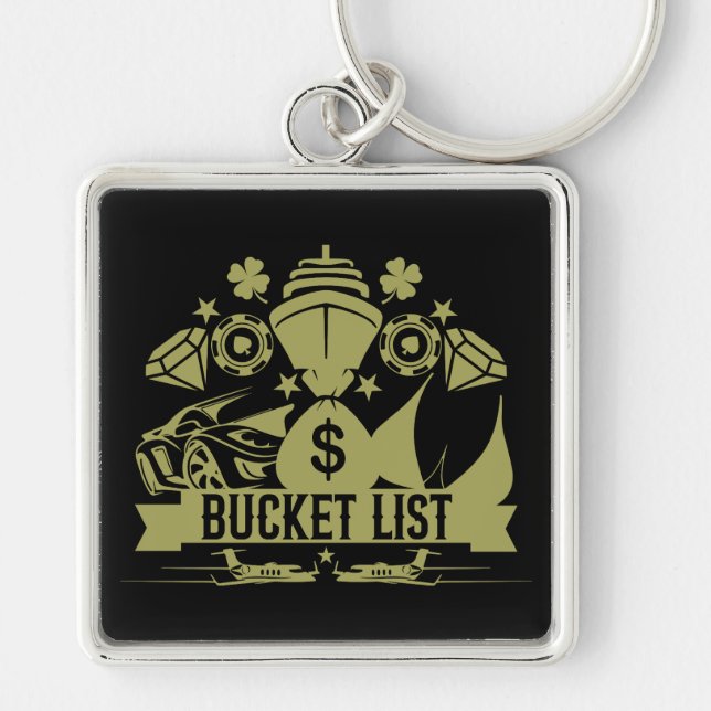 My Bucket List Key Ring (Front)