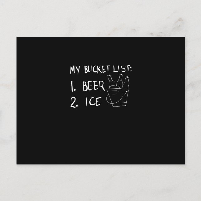 My bucket list postcard (Front)