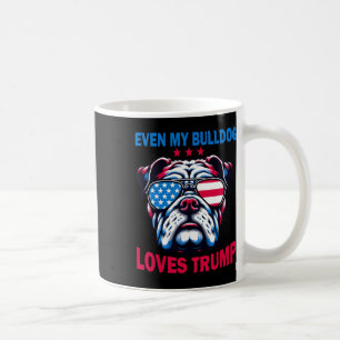 My Bulldog Loves Trump Coffee Mug