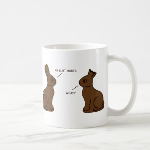 My butt hurts coffee mug