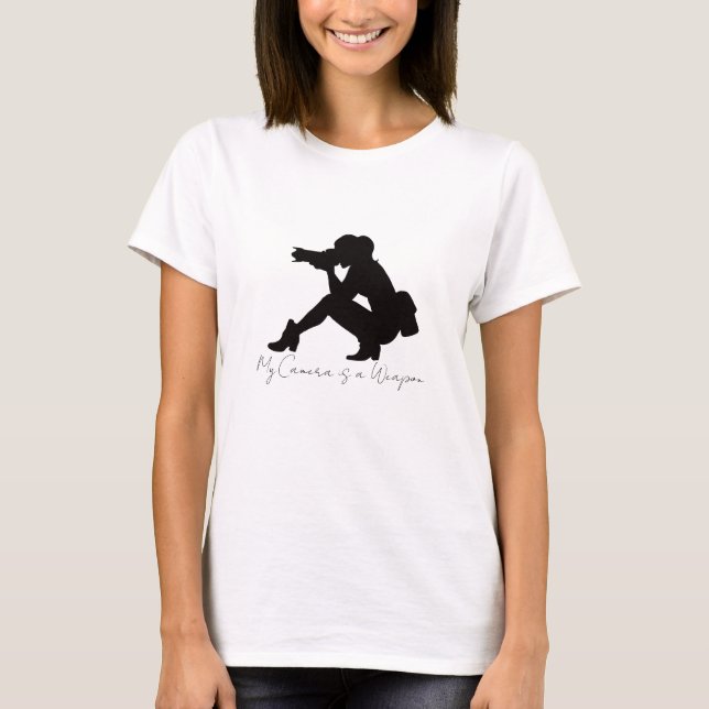 My Camera is a Weapon T-Shirt (Front)