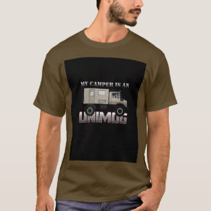 My camper is an UNIMOG on black Graphic T-Shirt