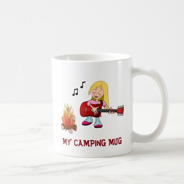 My Camping Mug-Girl Coffee Mug (Right)
