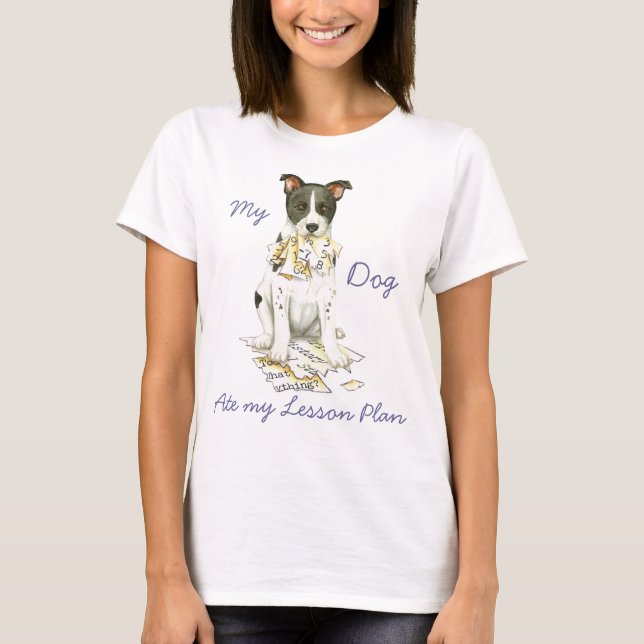 My Canaan Dog Ate My Lesson Plan T-Shirt (Front)