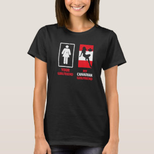 My Canadian Girlfriend Couple Relationship Valenti T-Shirt