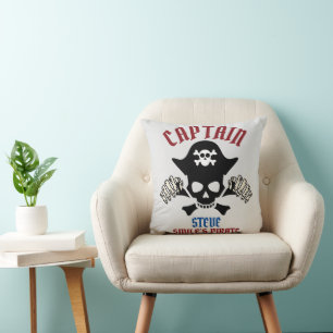 My Captain International Talk Like a Pirate day Cushion