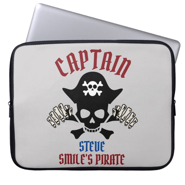 My Captain | International Talk Like a Pirate day  Laptop Sleeve (Front)