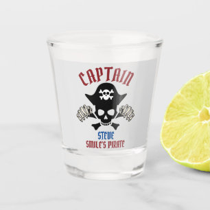 My Captain   International Talk Like a Pirate day  Shot Glass