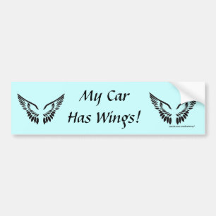 My Car Has Wings! Bumper Sticker