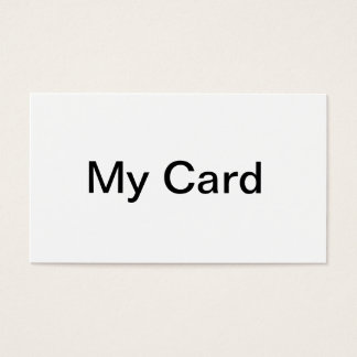 My Card