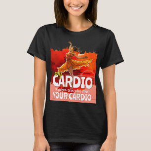 My Cardio Is More Graceful Tee for Girls