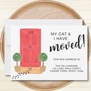 My Cat And I Have Moved Moving Announcement