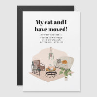 My Cat and I Moved Change of Address Moving