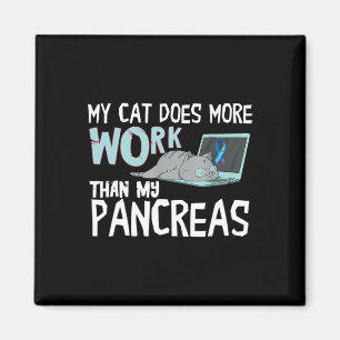 My Cat Does More Work Than My Pancreas Diabetes Aw Magnet