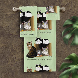 My Cat has Cats Bath Towel Set