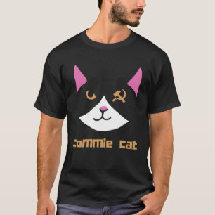 My Cat is a Communist  Hammer and Sickle  Communis T-Shirt