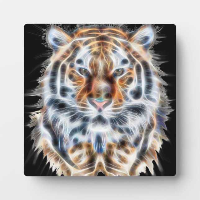 My Cat is Acting Up Tiger Bold Energy Plaque (Front)