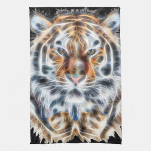 My Cat is Acting Up Tiger facial Energy Tea Towel