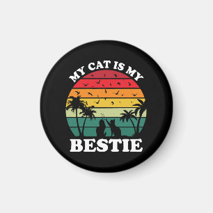 My Cat Is My Bestie Magnet