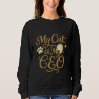 My Cat is My CEO - Funny Cat Tee