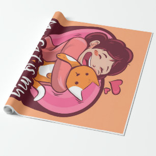 My Cat Is My Valentine Gift, Cat Kitten Lover Gift Wrapping Paper