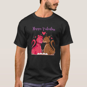 My Cat Is My Valentine Kitten Cupid Valentines Day T-Shirt