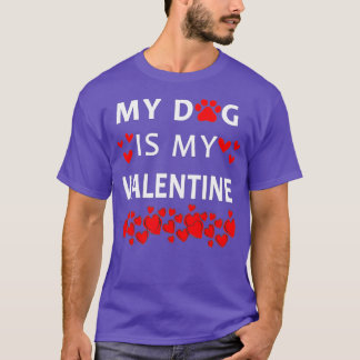 My Cat Is My Valentine Kitten Lover Heart Valentin T-Shirt