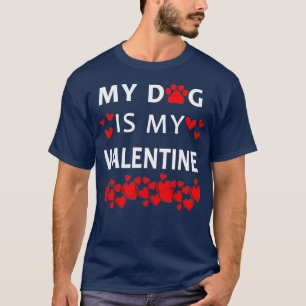 My Cat Is My Valentine Kitten Lover Heart Valentin T-Shirt