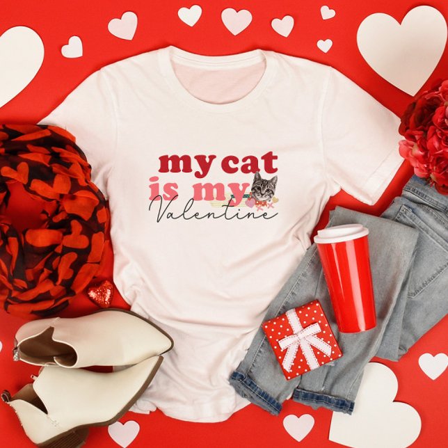 My Cat is My Valentine T-Shirt (Creator Uploaded)