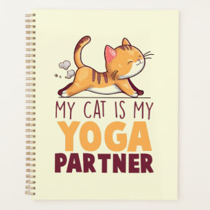 My Cat Is My Yoga Partner – Stretching Cat Planner