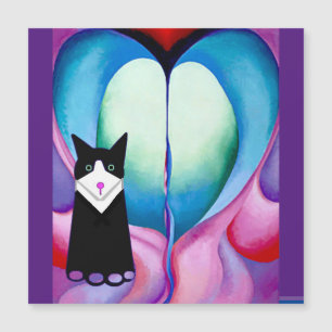 My Cat, Jellybean and Georgia O’Keeffe Art,