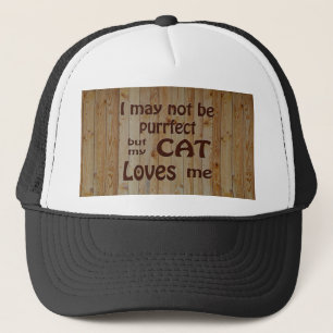 My Cat Loves Me Trucker Hat