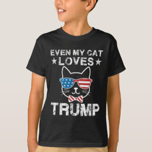My Cat Loves Trump 2024  T-Shirt