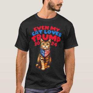 My Cat Loves Trump 2024 T-Shirt
