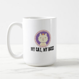 My Cat, My Boss Coffee Mug